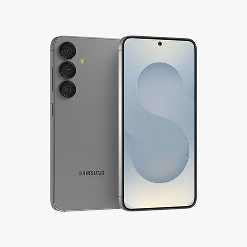 Samsung Galaxy S25 Silver Shadow 3D model