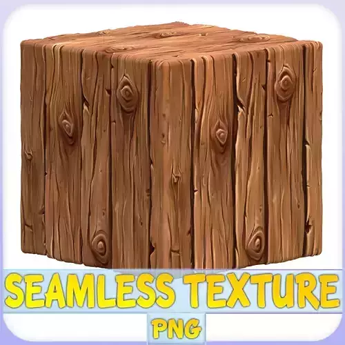 Stylized Wood Floor Seamless Texture