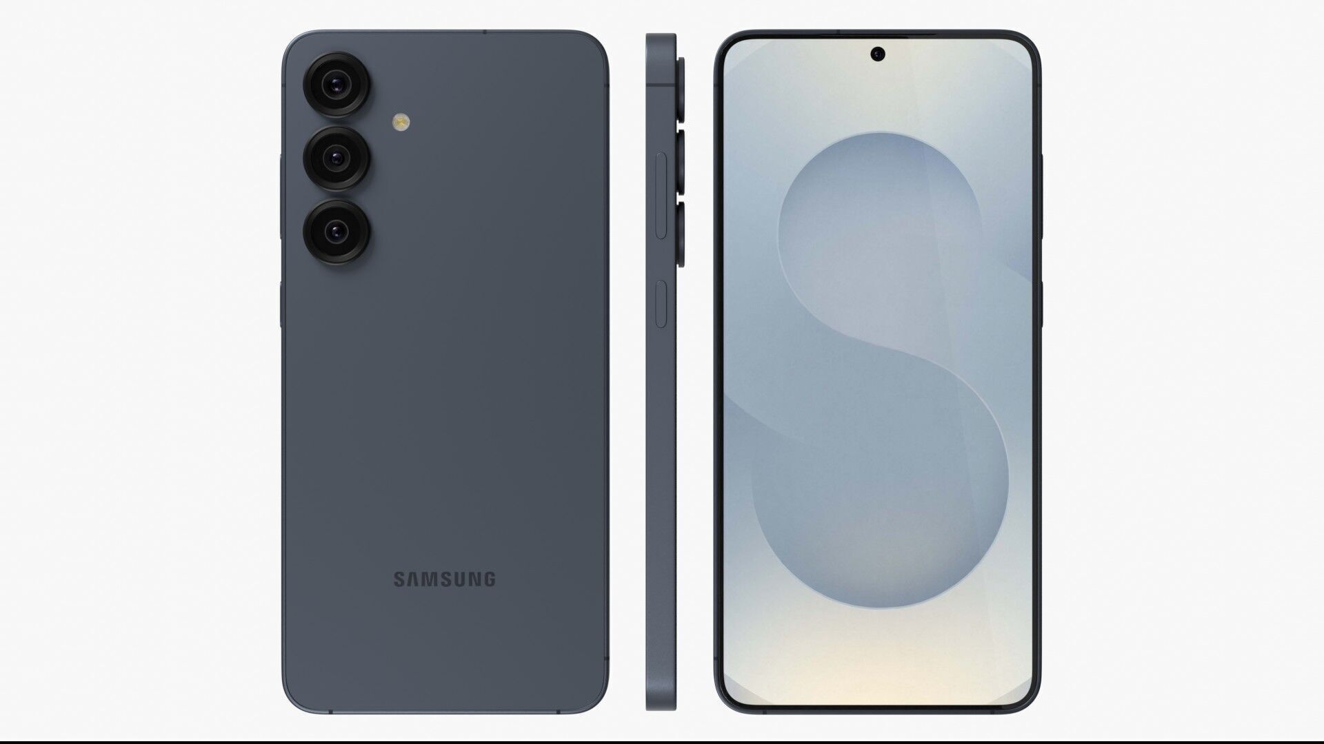 Samsung Galaxy S25 Plus BlueBlack 3D model_2