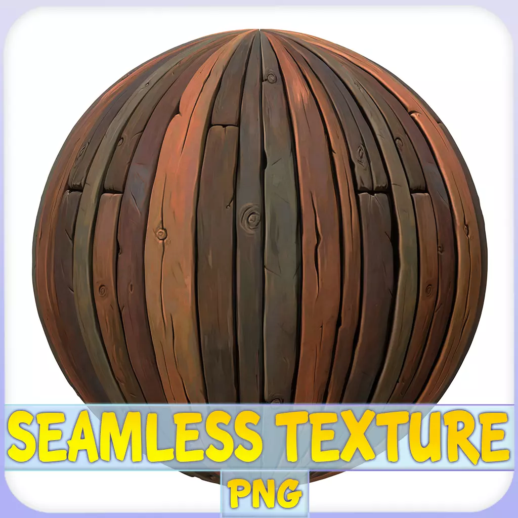 Stylized Wood Floor Seamless Texture Texture_0