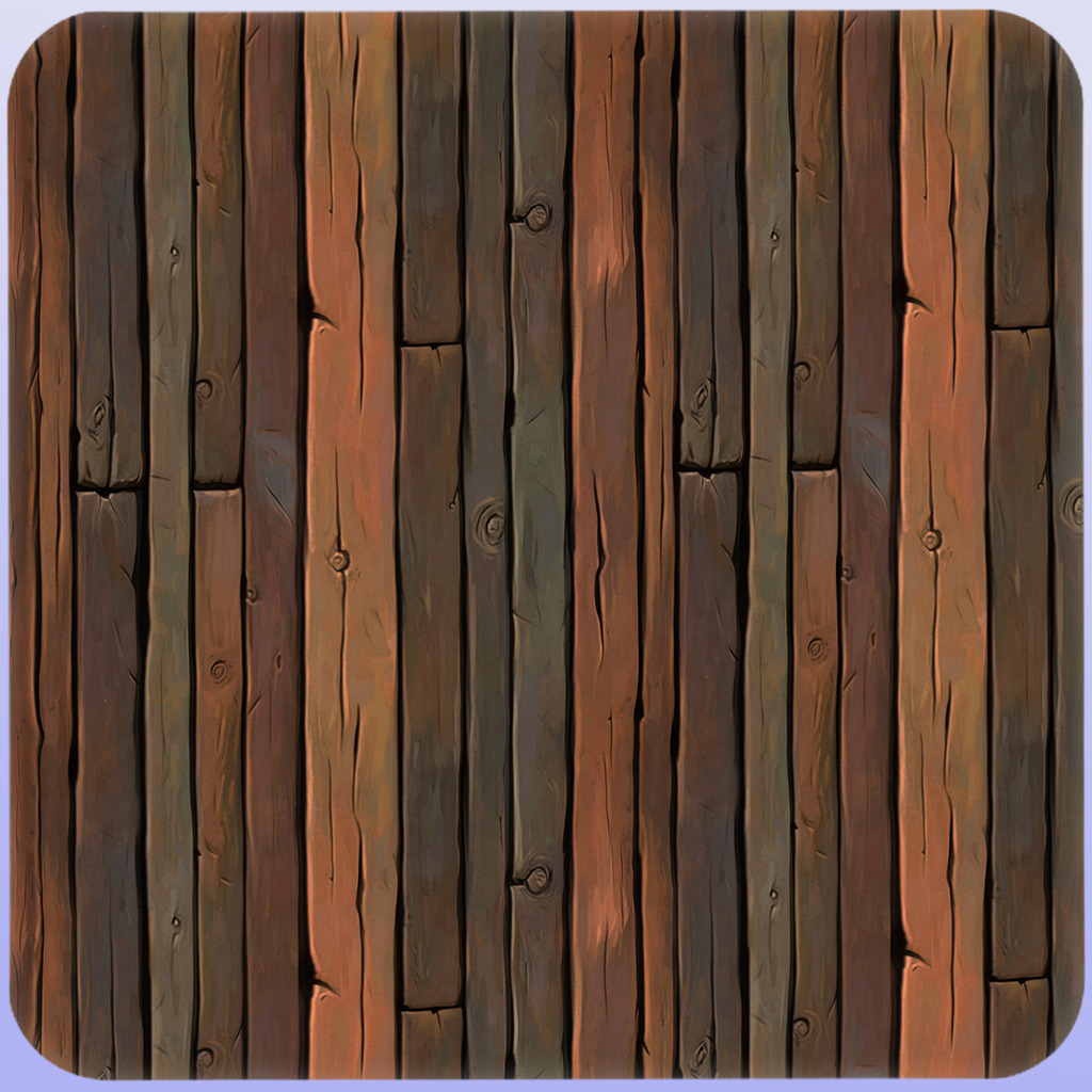 Stylized Wood Floor Seamless Texture Texture_4