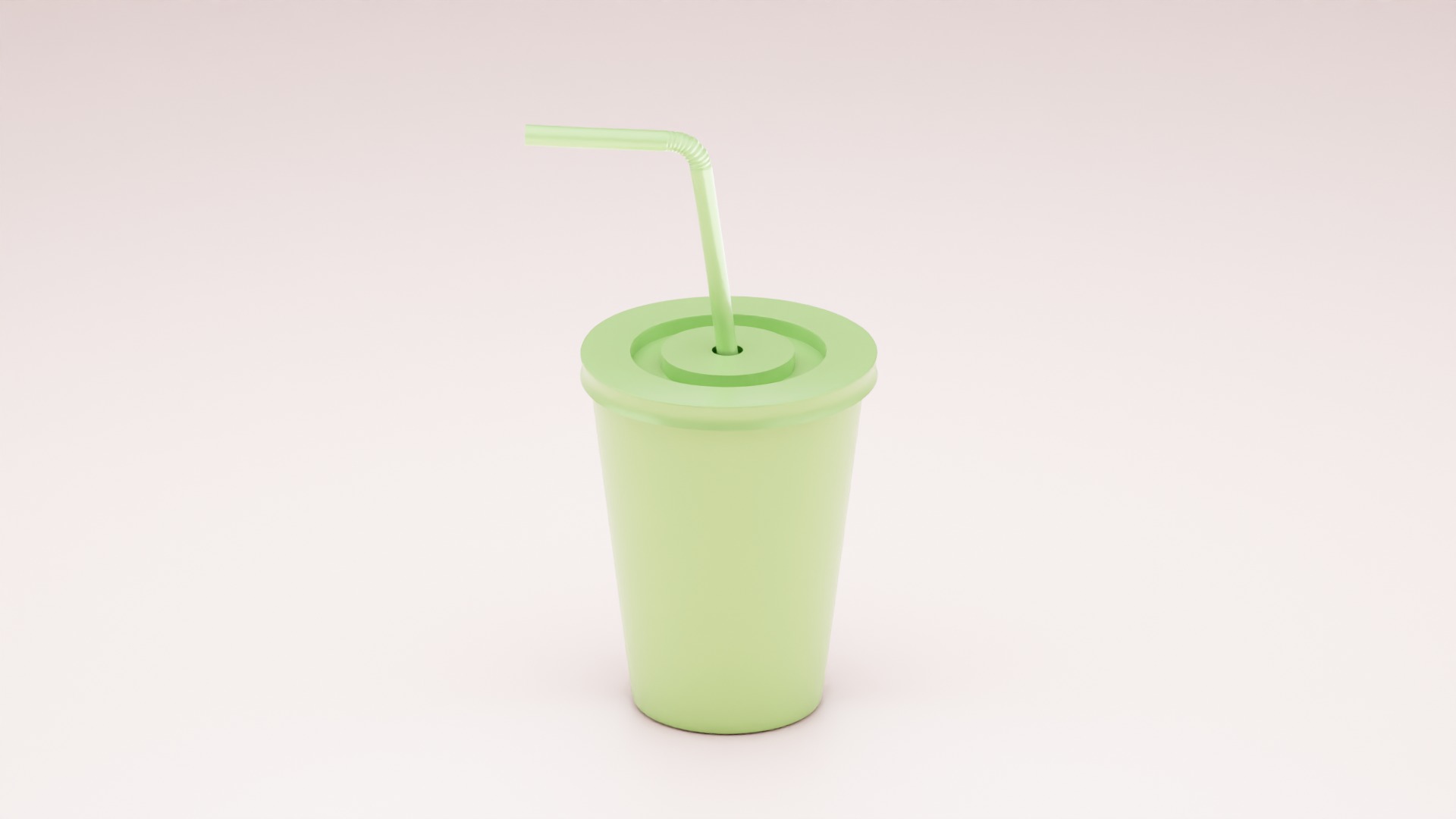 Straw Mugs and Straw Cups 3D Model Collection_4