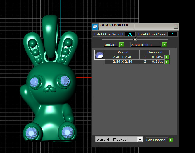 TEDDY BEAR PENDANT 3D PRINTABLE MODEL 3D print model_5