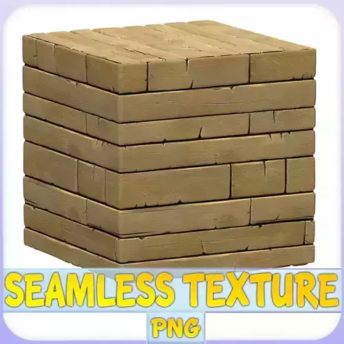 Stylized Wood Floor Seamless Texture
