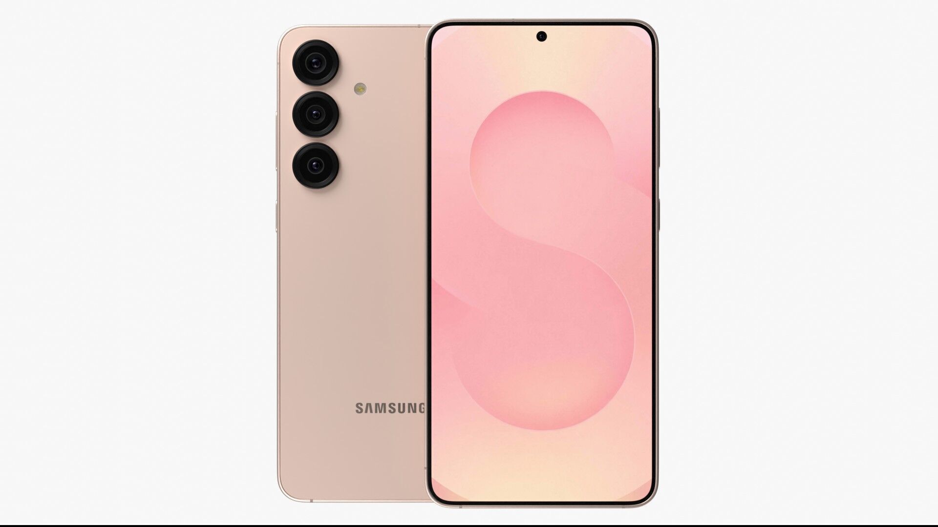 Samsung Galaxy S25 Plus Coral red 3D model_1