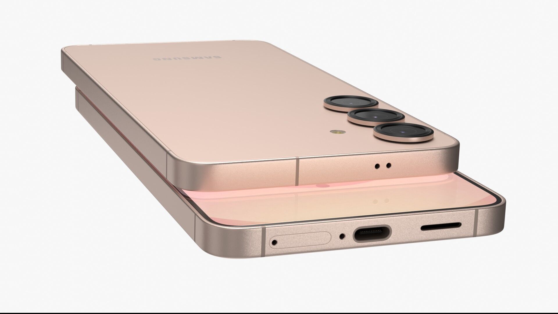 Samsung Galaxy S25 Plus Coral red 3D model_8