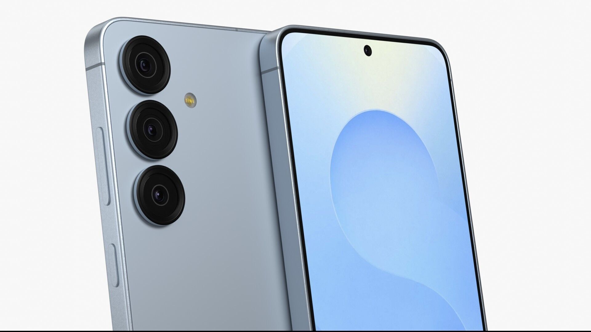 Samsung Galaxy S25 Plus Icy Blue 3D model_3