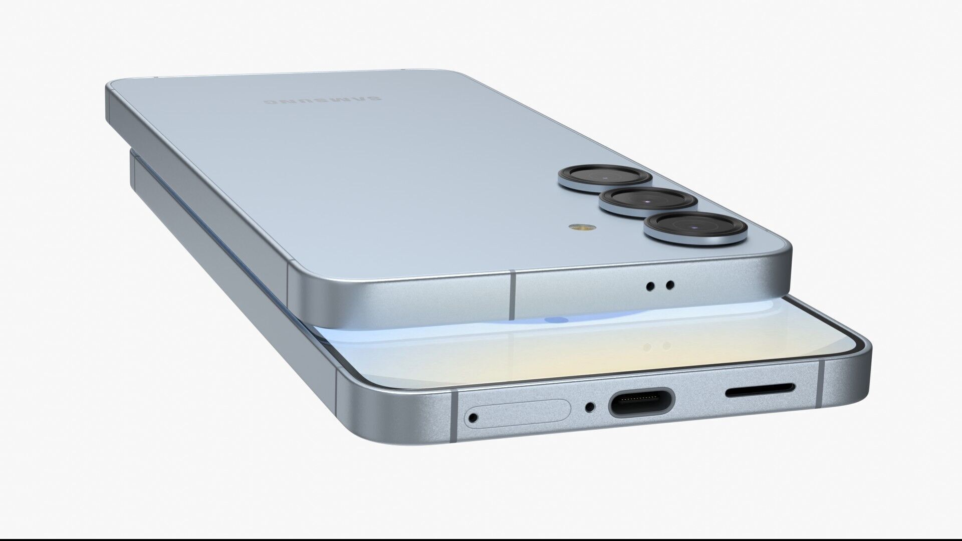 Samsung Galaxy S25 Plus Icy Blue 3D model_8