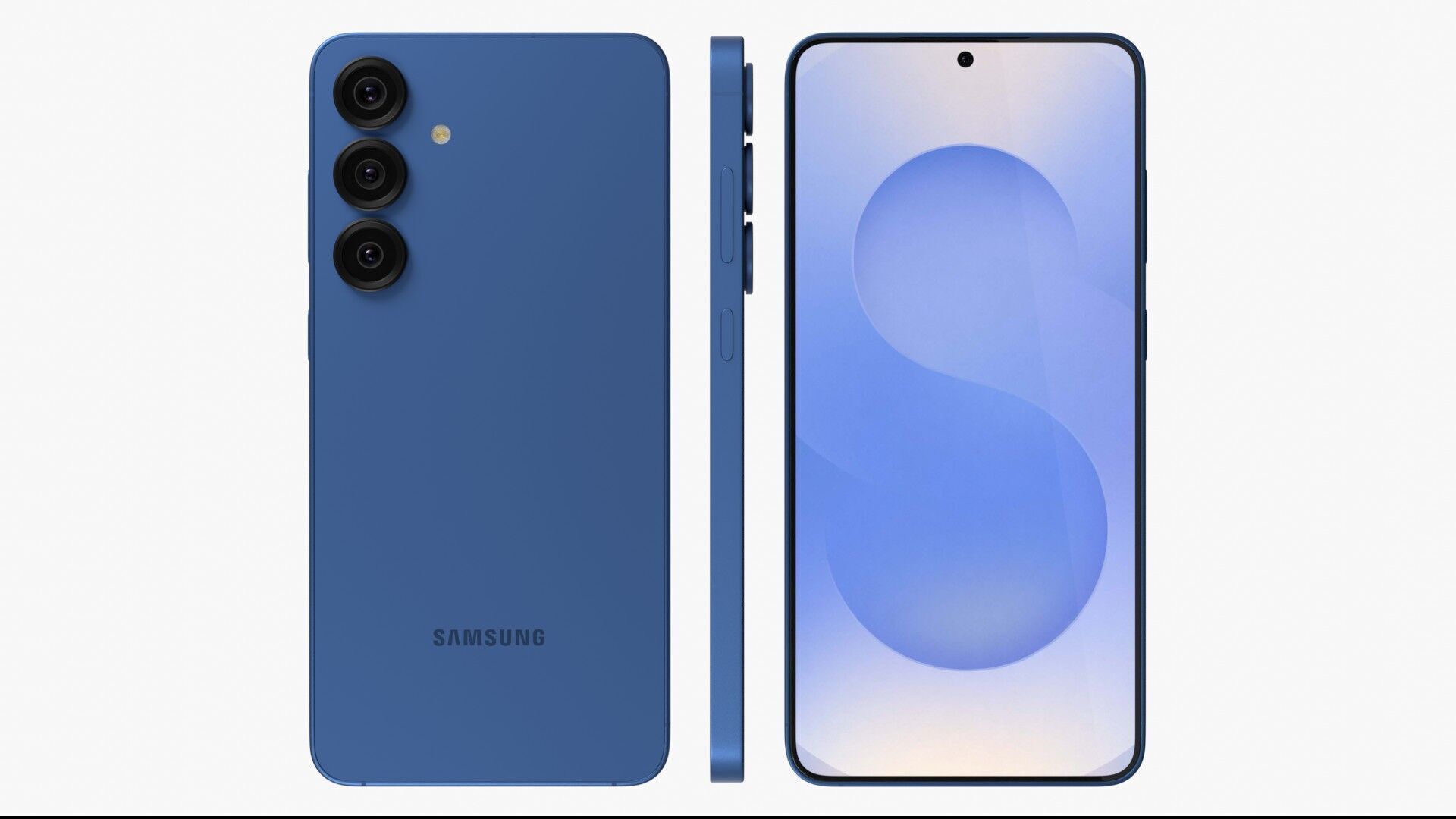 Samsung Galaxy S25 Plus Navy 3D model_2