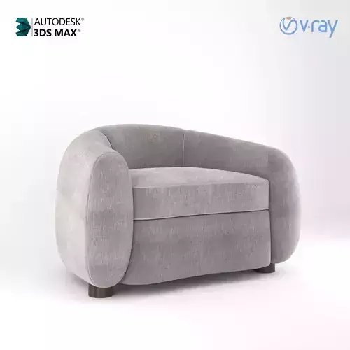 Luxurious Plush Armchair