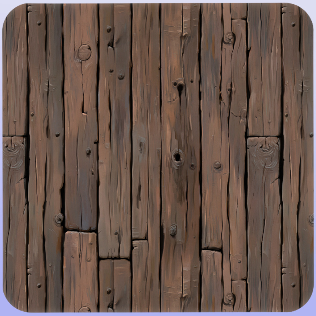 Stylized Wood Floor Seamless Texture Texture_4