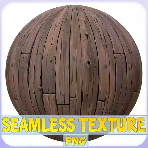 Stylized Wood Floor Seamless Texture