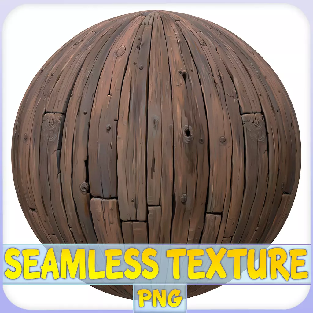 Stylized Wood Floor Seamless Texture Texture_0