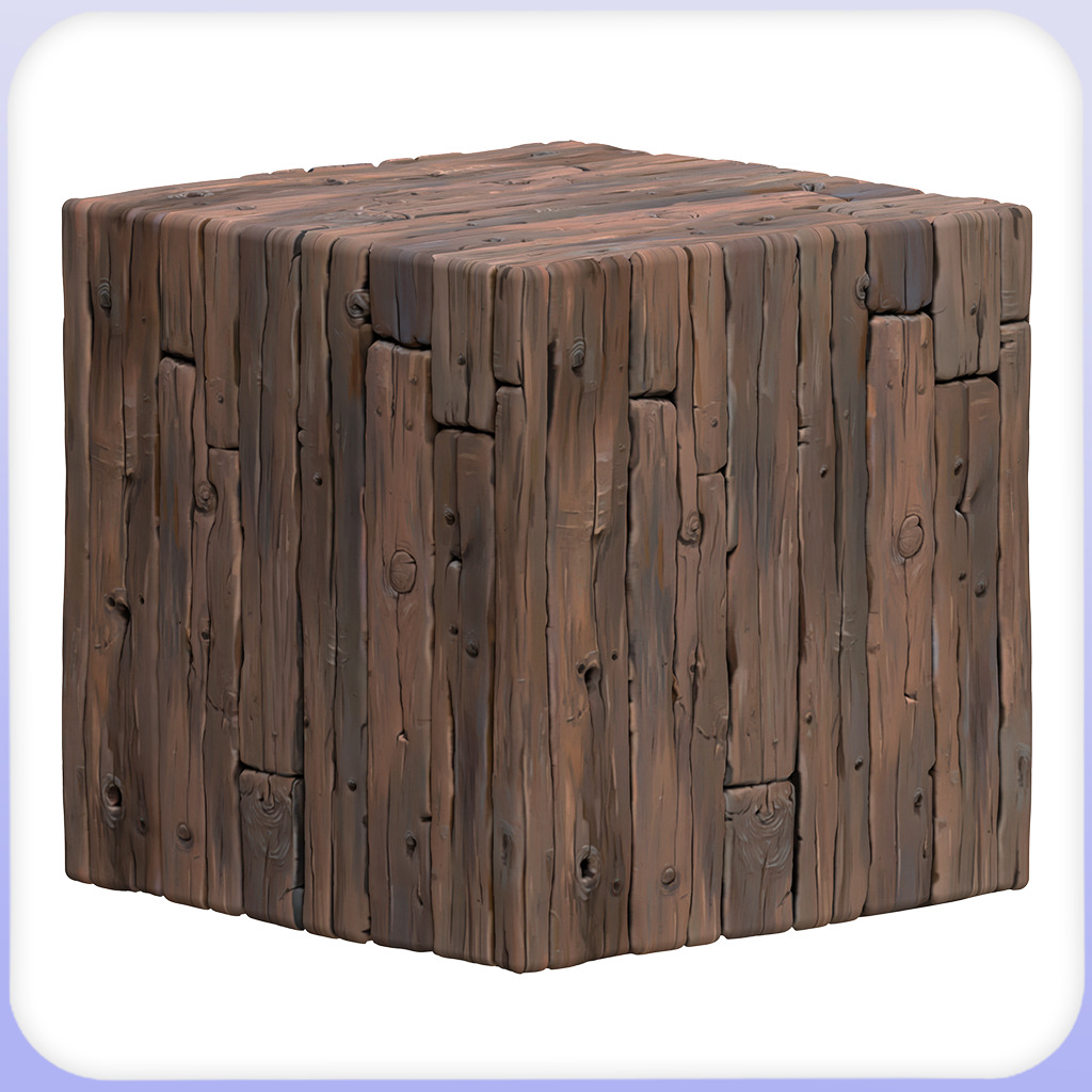 Stylized Wood Floor Seamless Texture Texture_3