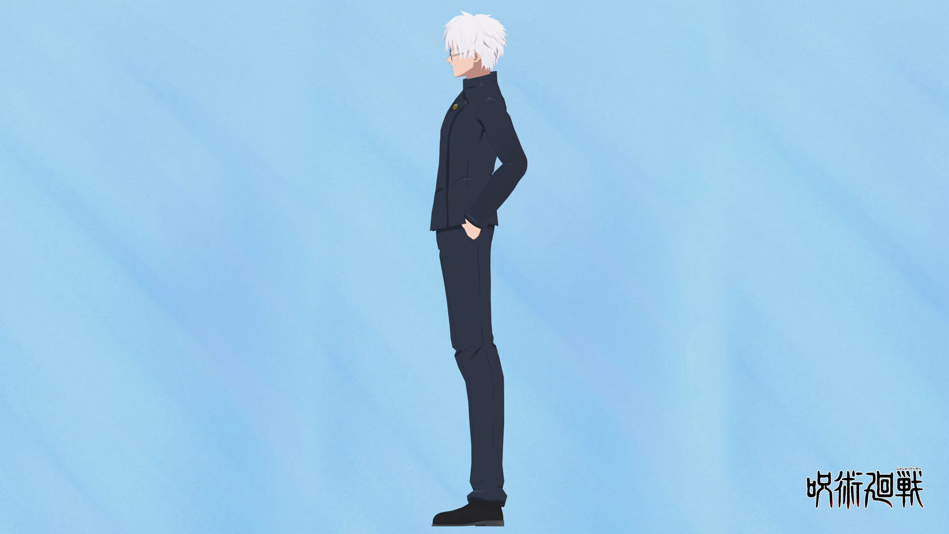 Young Gojo Satoru - Jujutsu Kaisen Low-poly 3D model_3