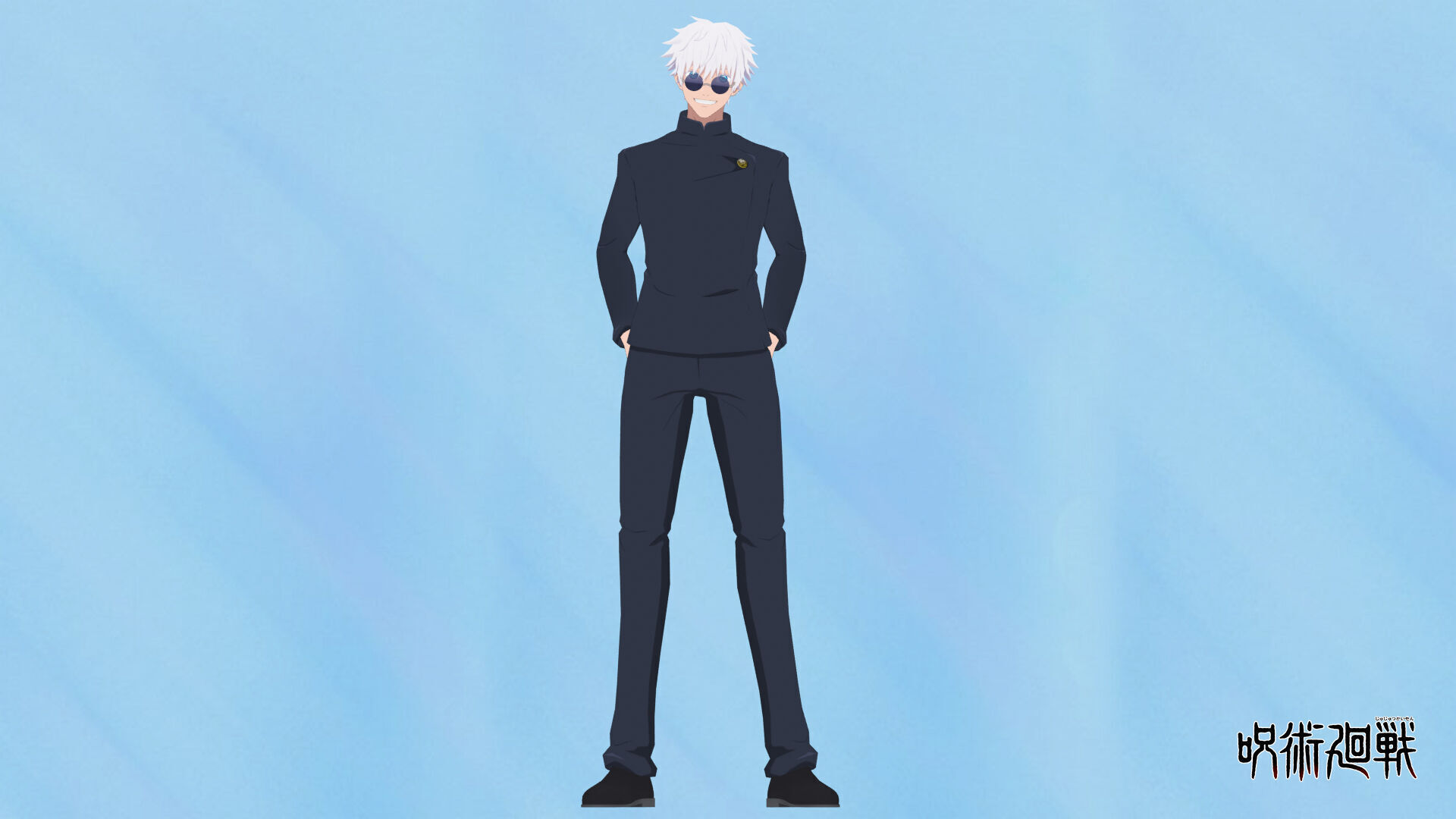 Young Gojo Satoru - Jujutsu Kaisen Low-poly 3D model_2