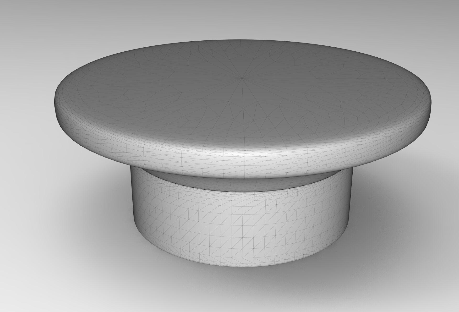 Perce Coffee Table Low-poly 3D model_5