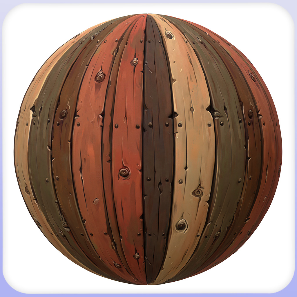 Stylized Wood Floor Seamless Texture Texture_3