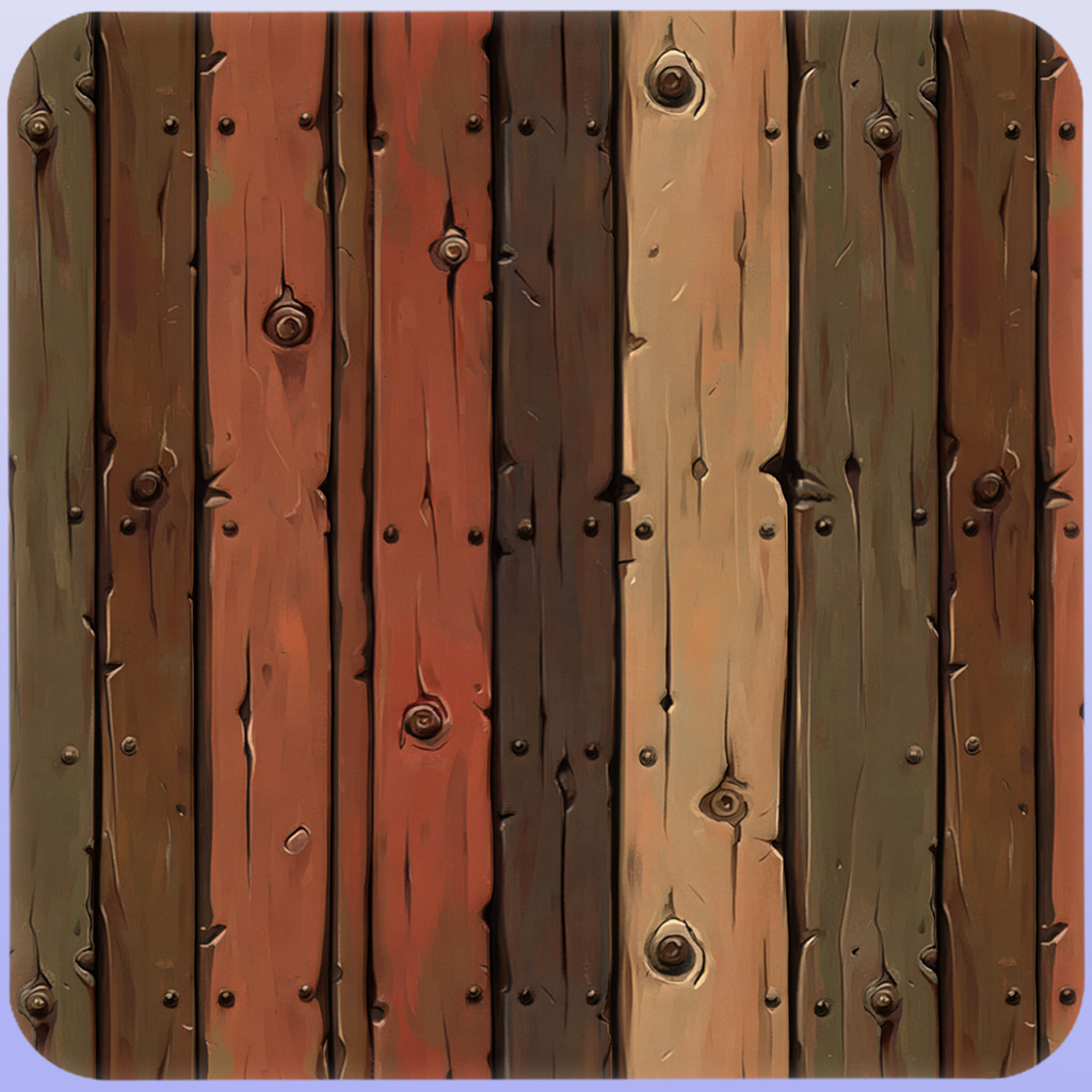 Stylized Wood Floor Seamless Texture Texture_4