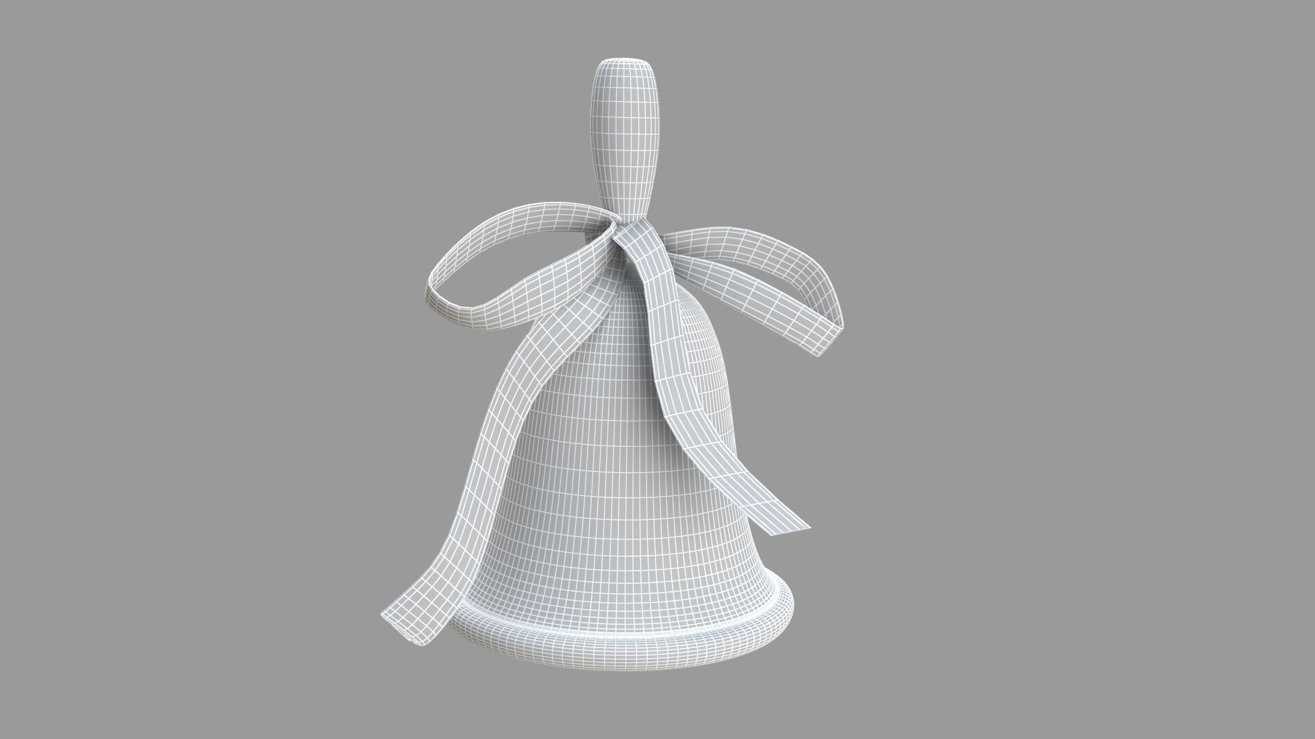 silver Bell 3D model_6