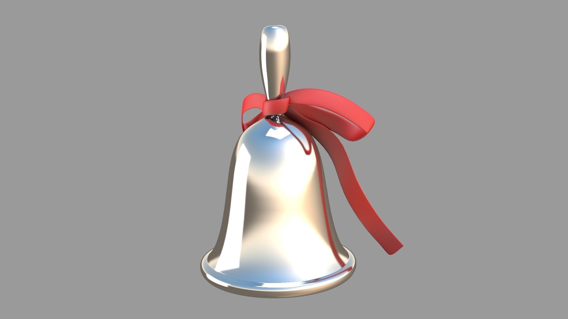 silver Bell 3D model_4