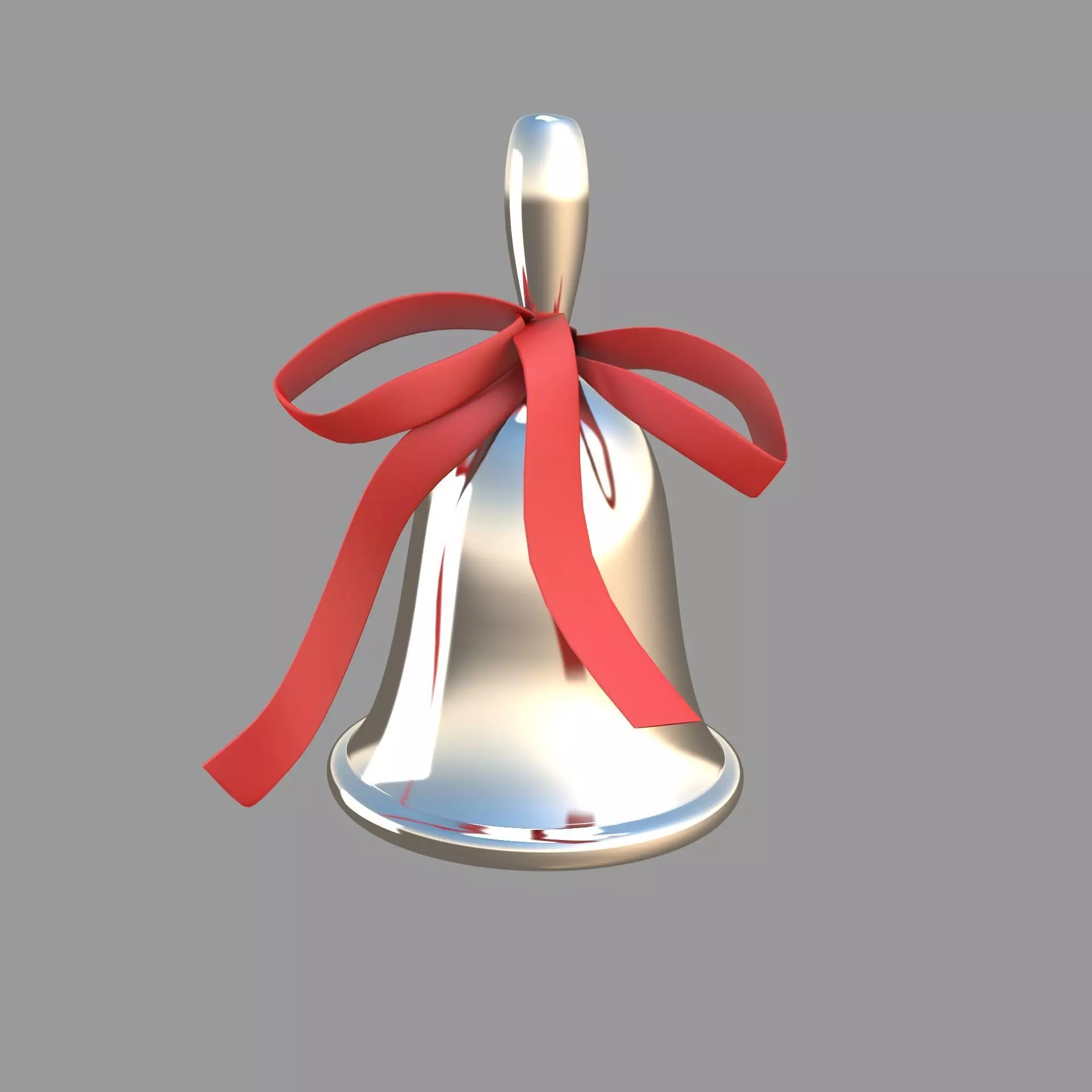 silver Bell 3D model_0