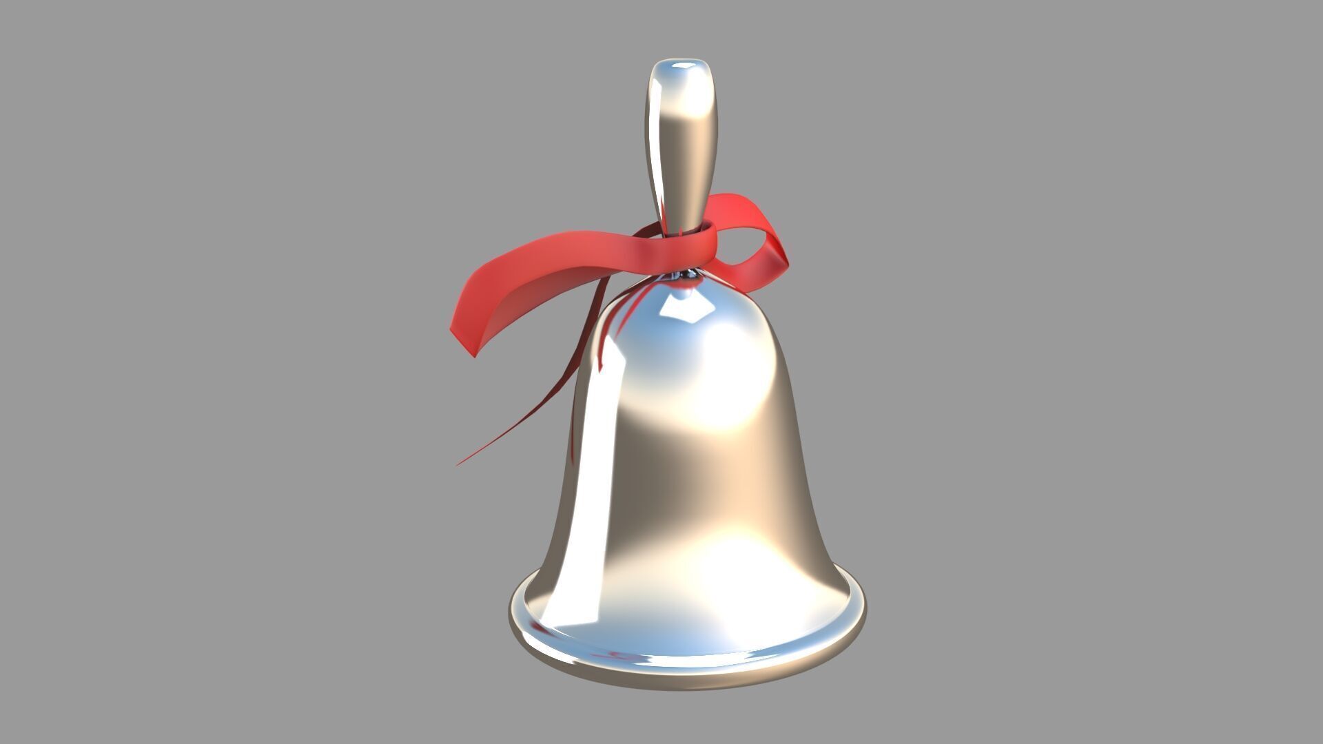 silver Bell 3D model_3