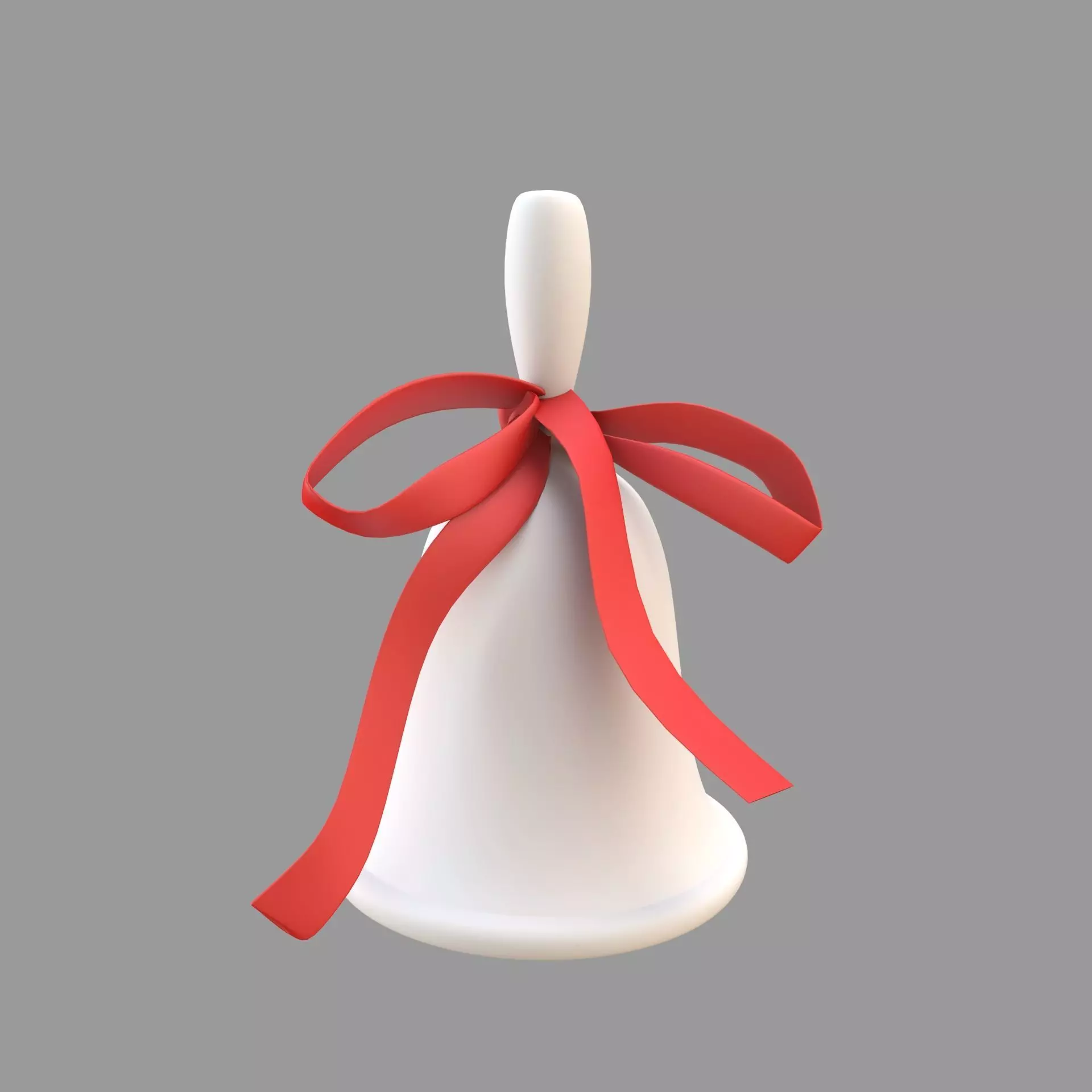 white Bell 3D model_0