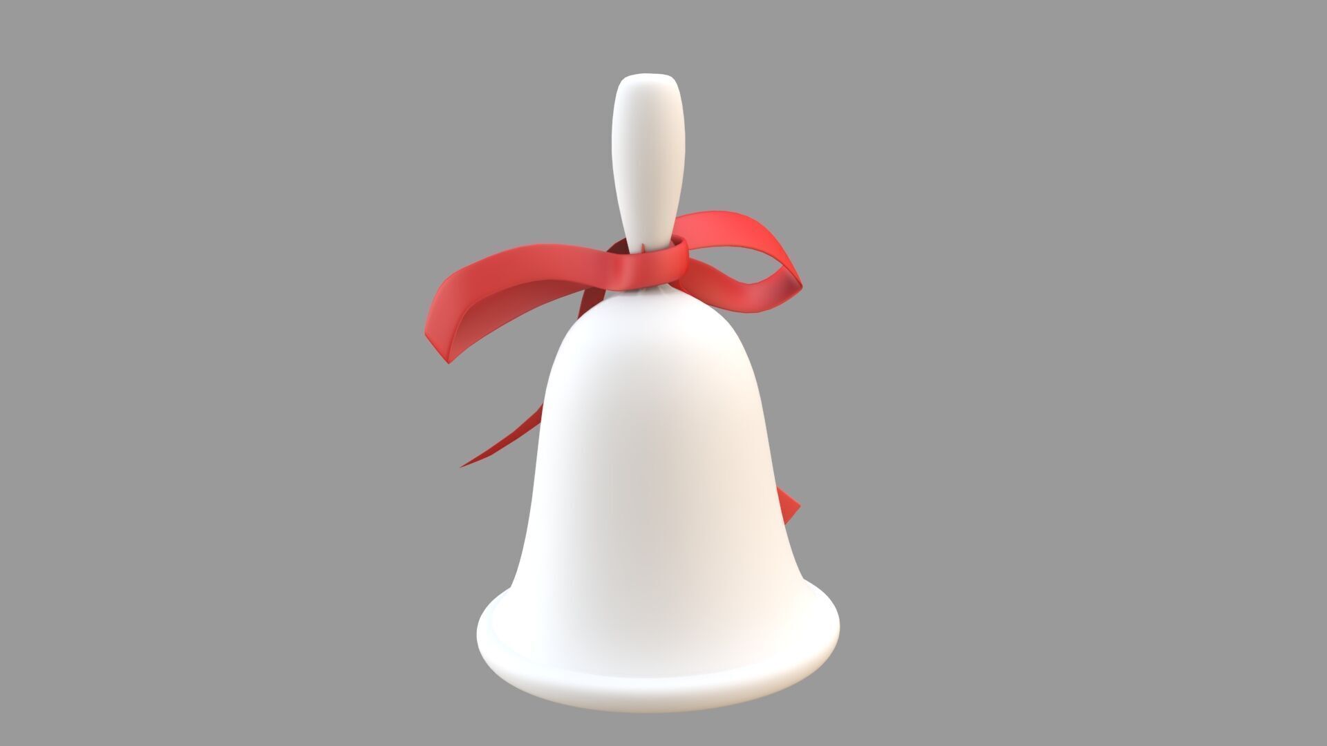 white Bell 3D model_3