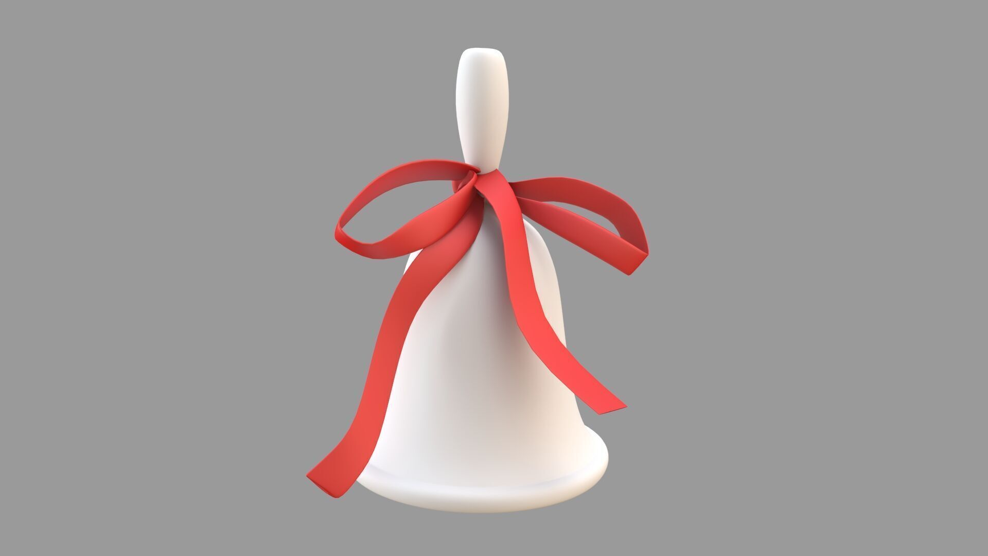 white Bell 3D model_1