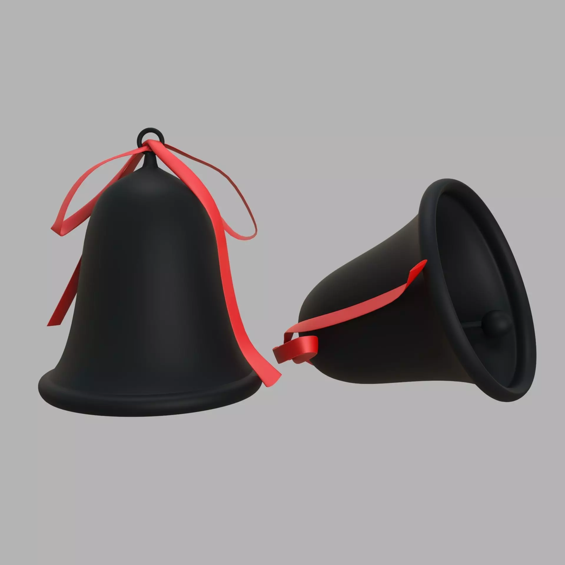 Bell 02 black  3D model_0