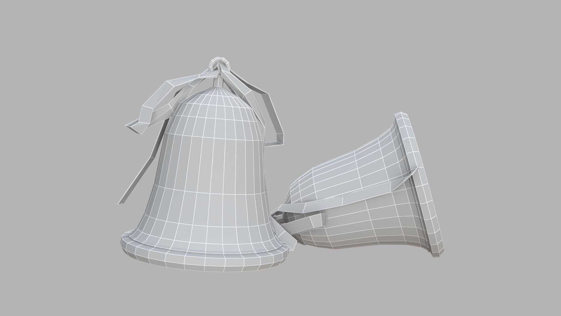Bell 02 black  3D model_8