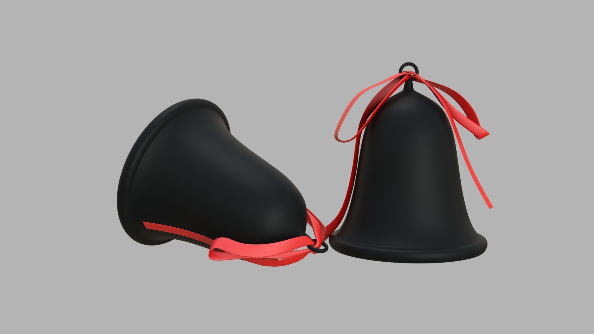 Bell 02 black  3D model_3