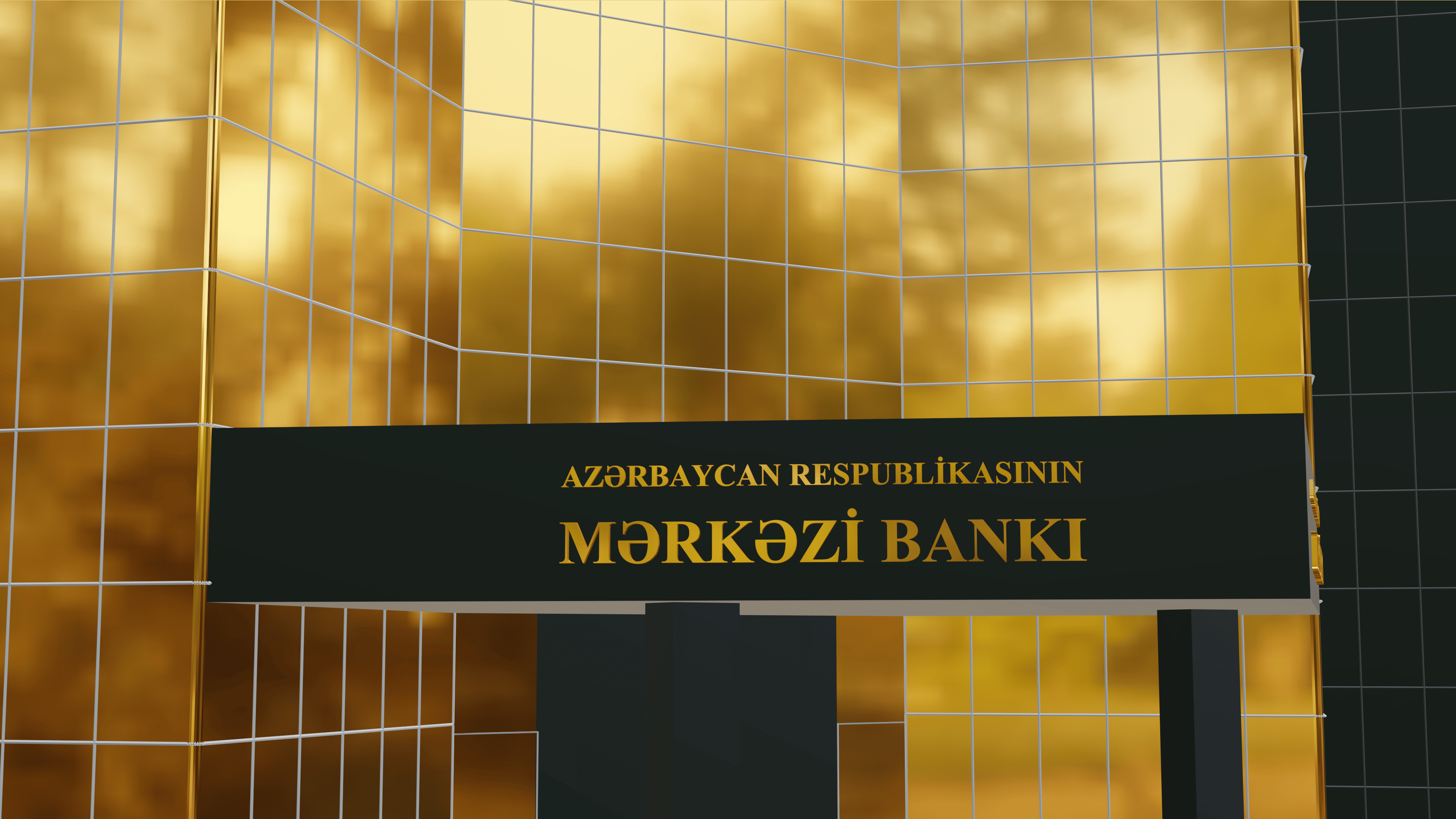 Azerbaijan Republic Central Bank - 3D Model 3D model_3
