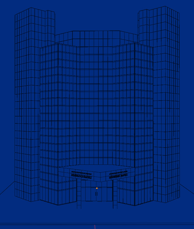 Azerbaijan Republic Central Bank - 3D Model 3D model_9