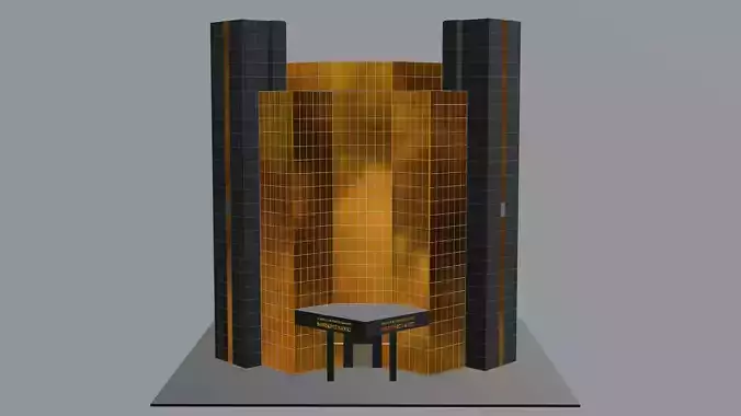 Azerbaijan Republic Central Bank - 3D Model