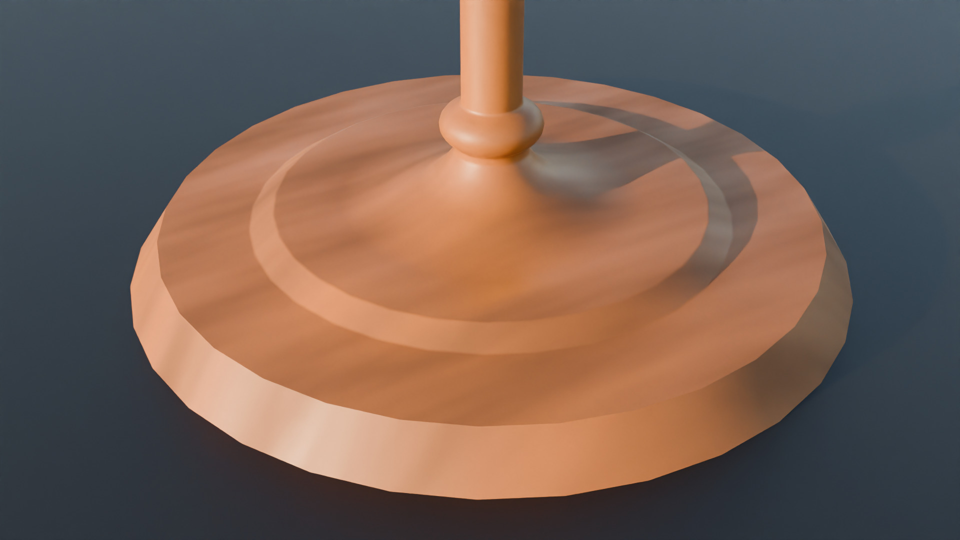 Low-poly Candle Stand Low-poly 3D model_3