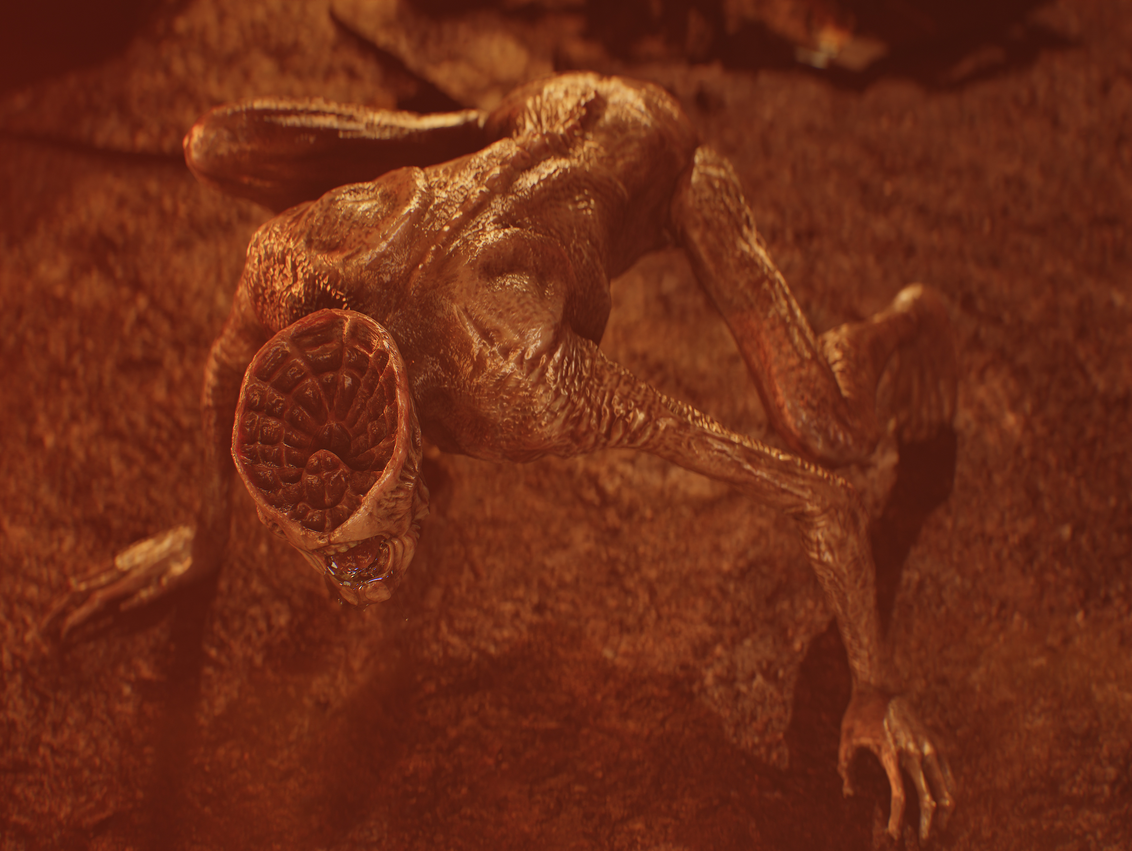 Demon from Constantine Low-poly 3D model_8