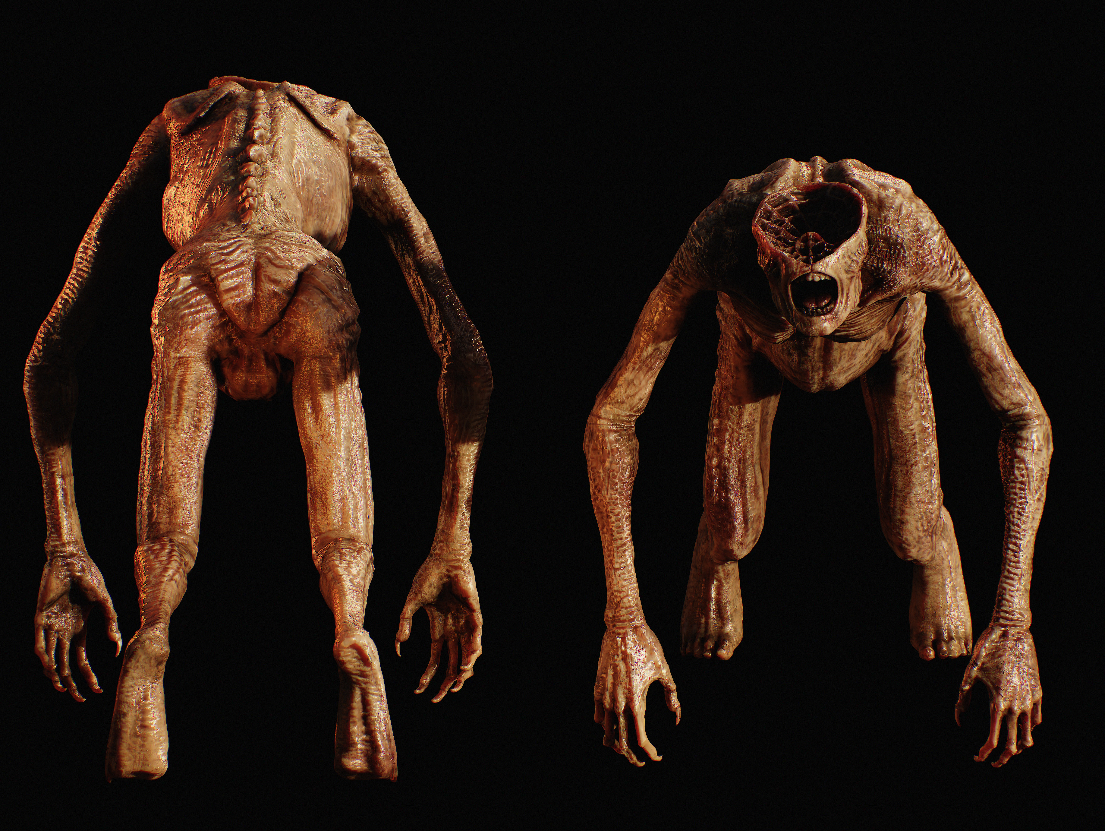 Demon from Constantine Low-poly 3D model_11