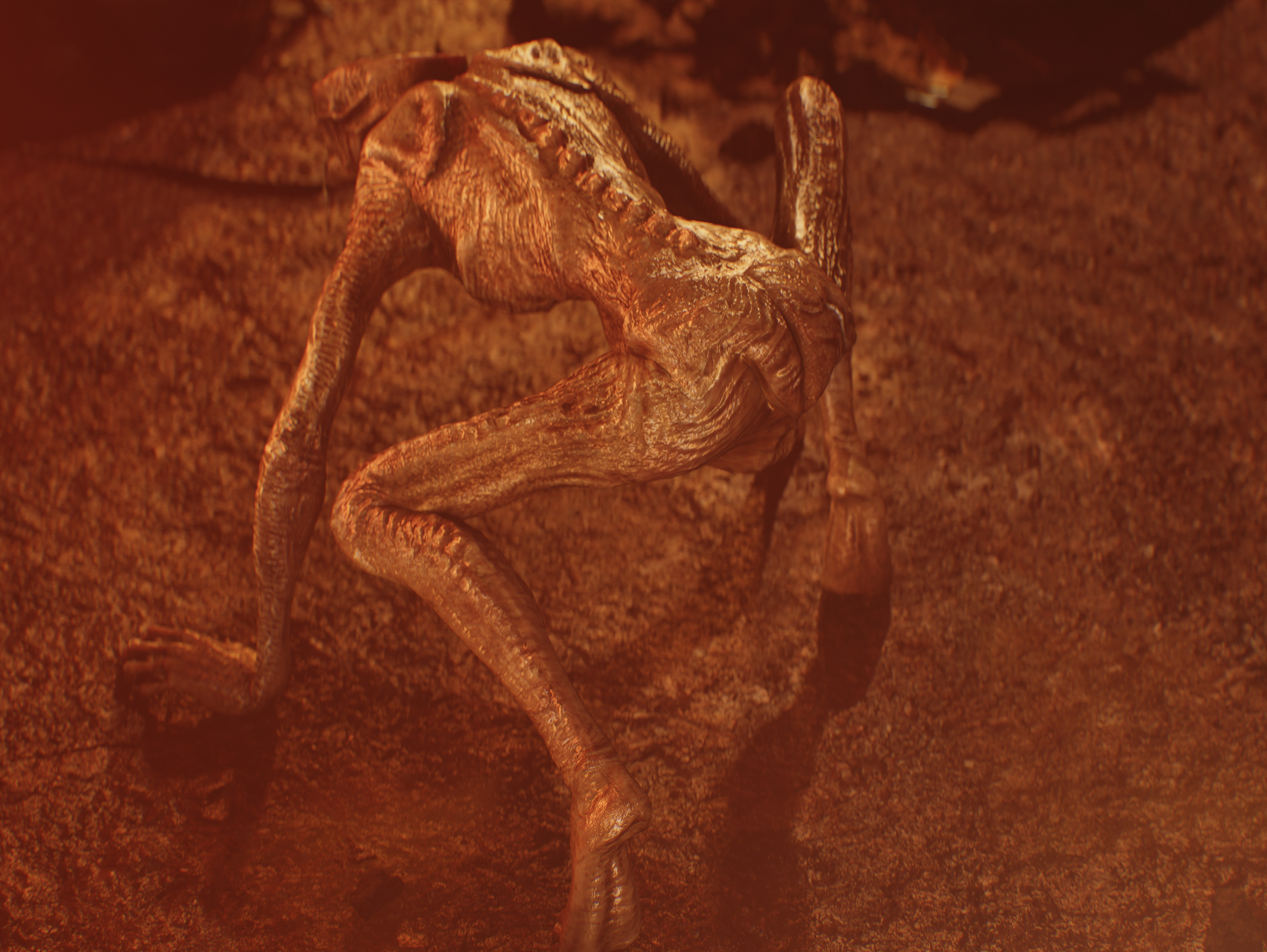 Demon from Constantine Low-poly 3D model_9