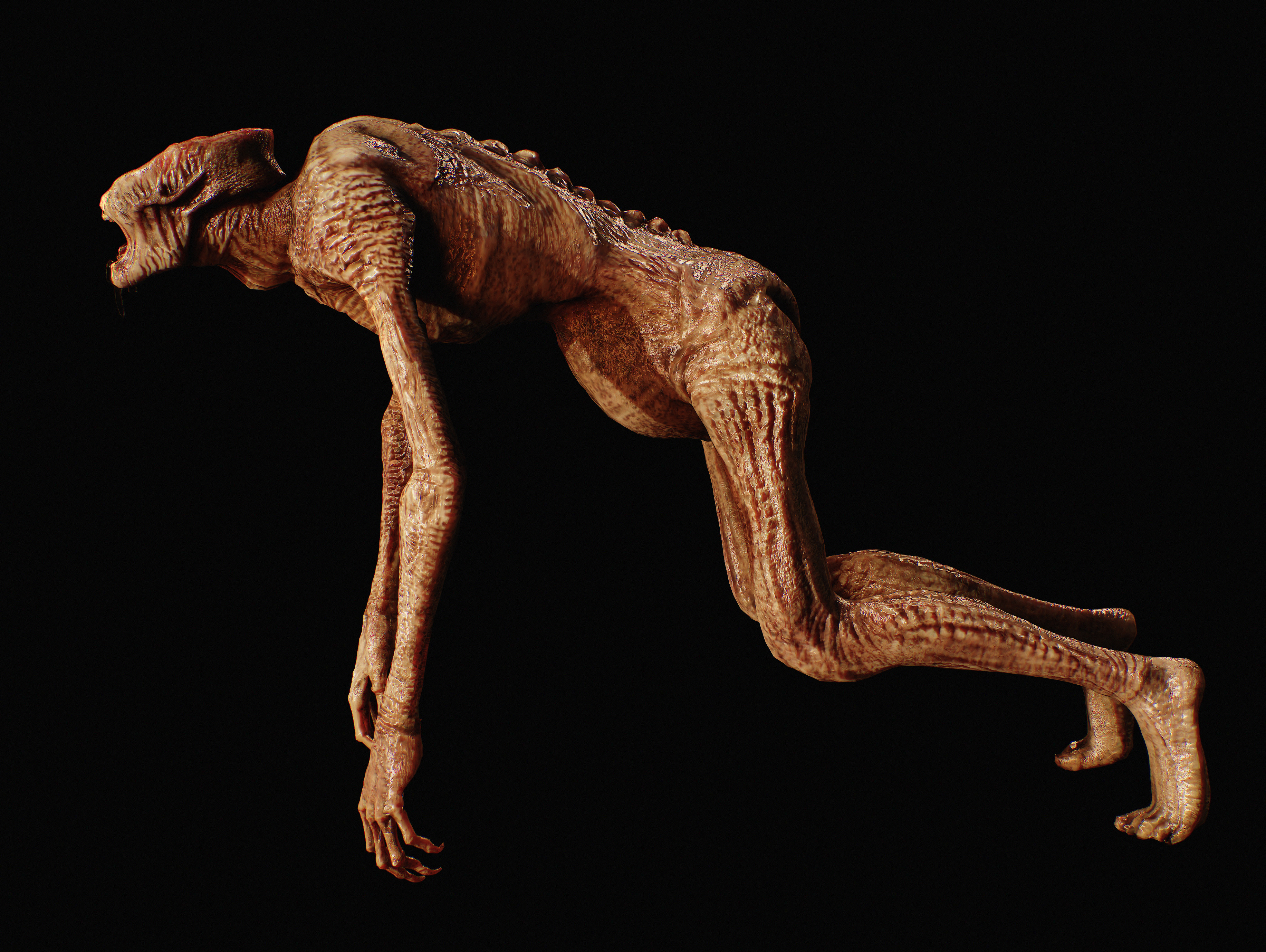 Demon from Constantine Low-poly 3D model_10