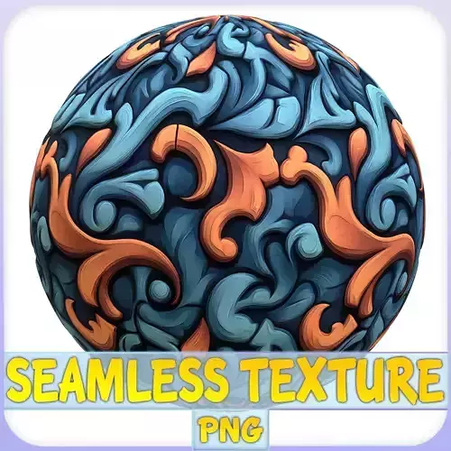  Stylized Ornaments Seamless Texture