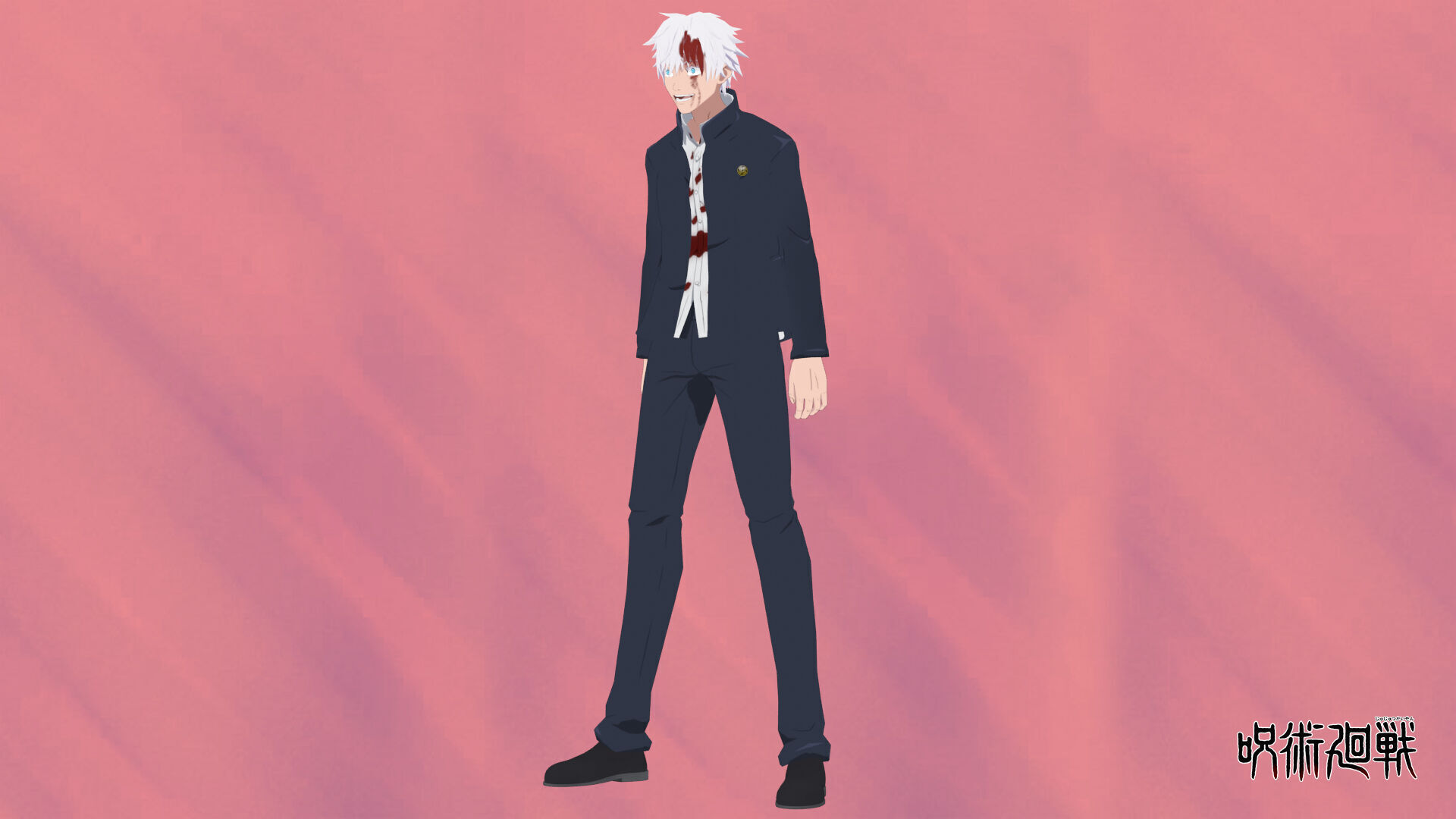 Young Gojo Satoru Murasaki - Jujutsu Kaisen Low-poly 3D model_4