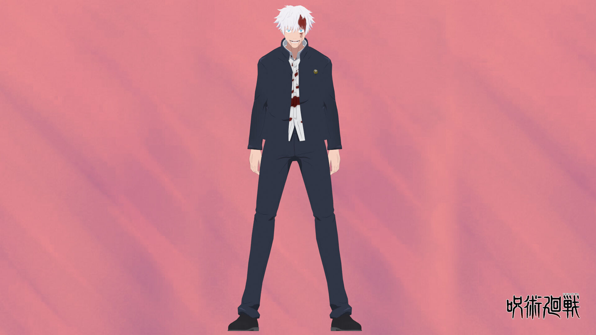 Young Gojo Satoru Murasaki - Jujutsu Kaisen Low-poly 3D model_3