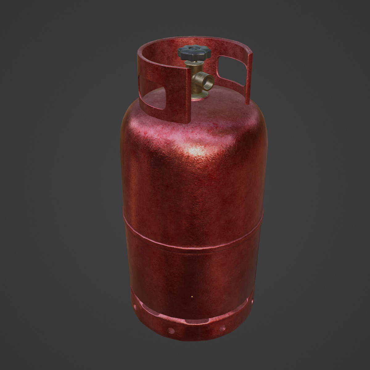 Gas Cylinder 02 3D model_6