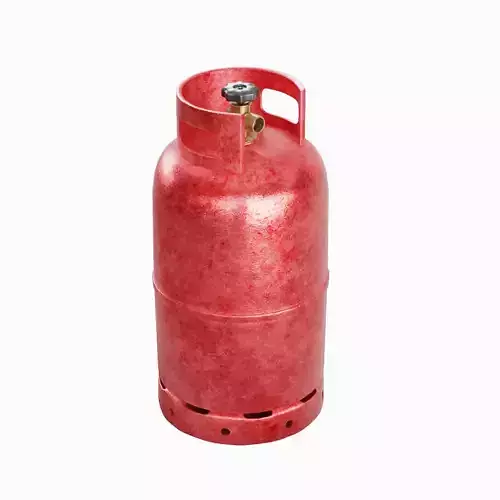 Gas Cylinder 02 3D model Gas Cylinder 02 3D model