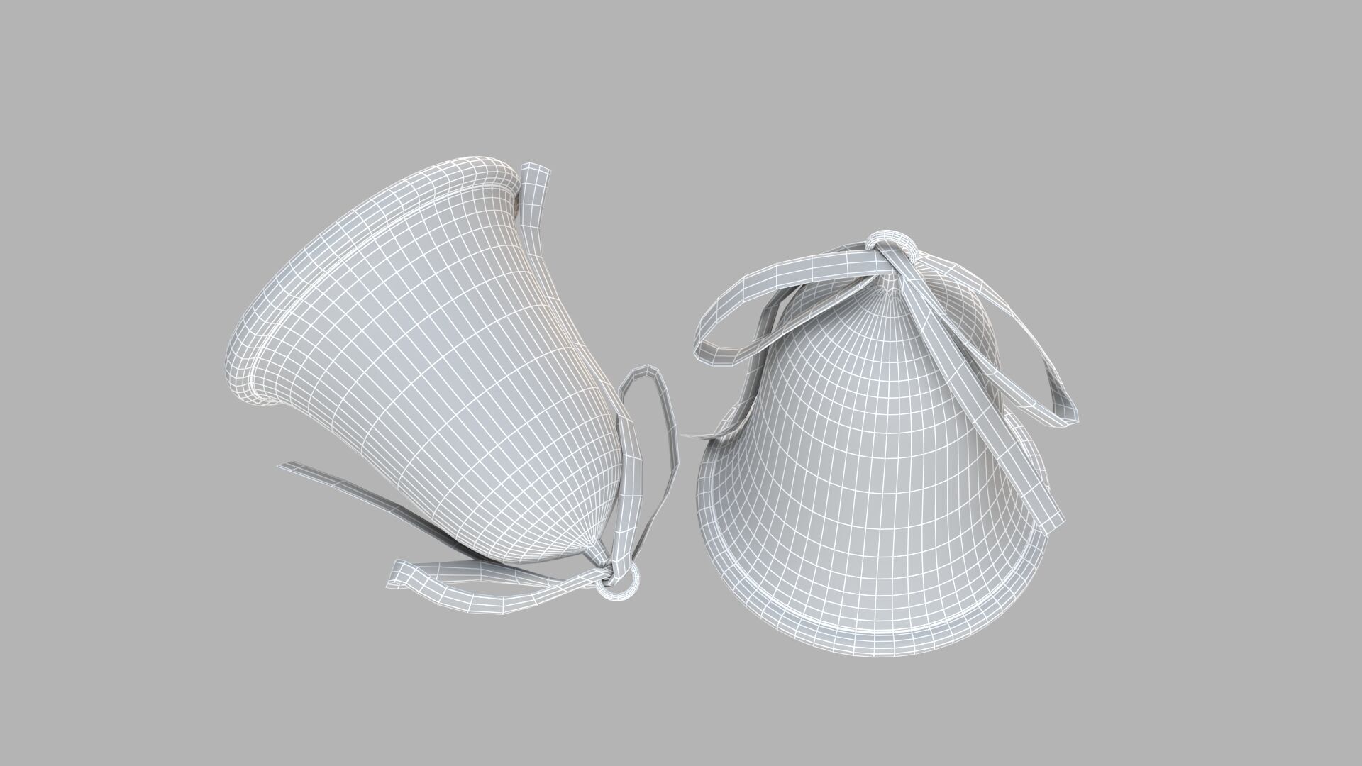 Bell copper 3D model_4