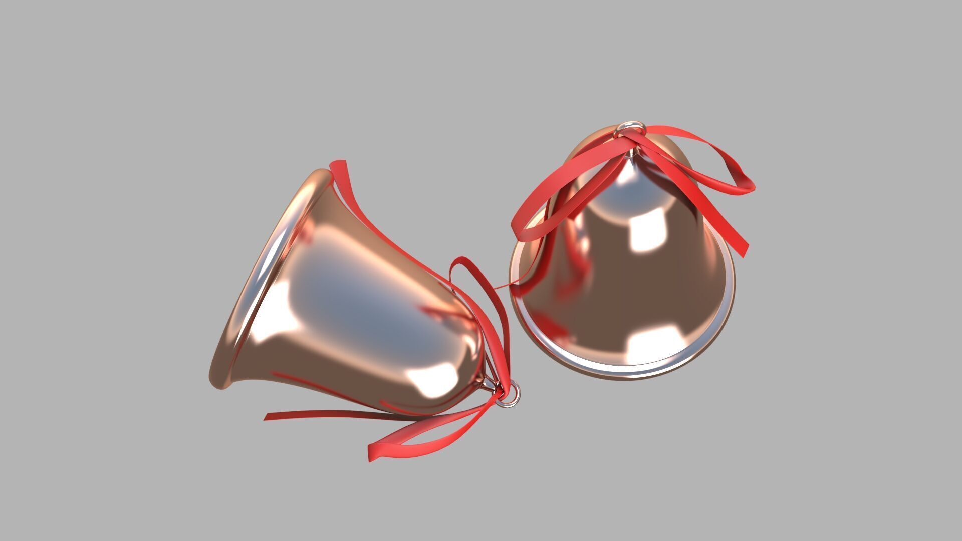 Bell copper 3D model_3