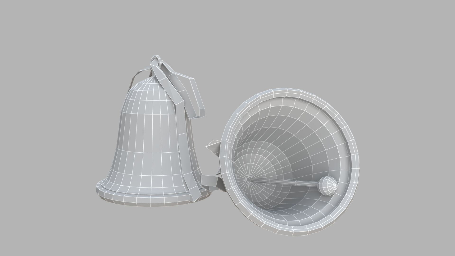 Bell copper 3D model_8