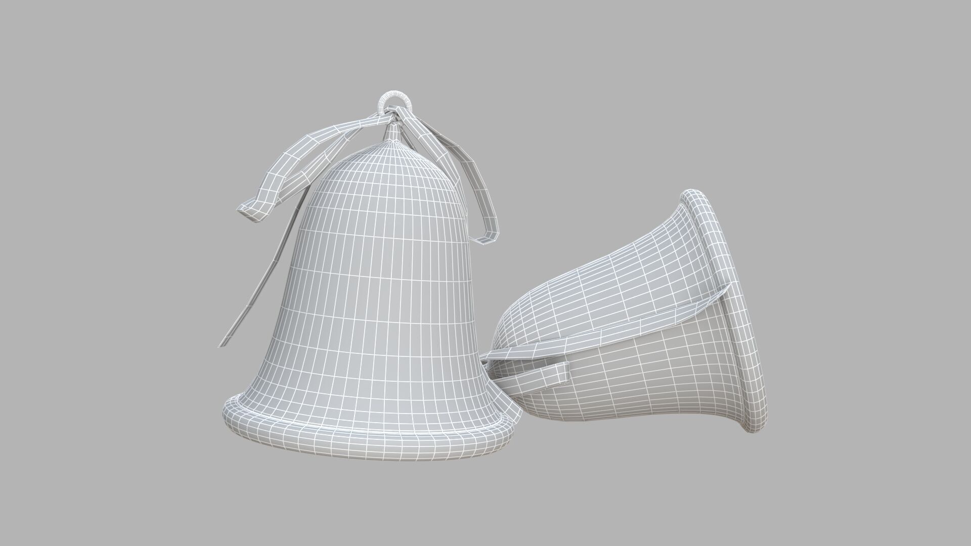 Bell 02 golden 3D model_11